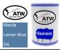 Preview: Mazda, Leman Blue, DA: 500ml Lackdose, von ATW Autoteile West.